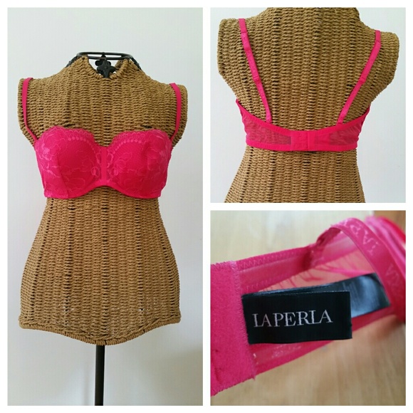 La Perla Other - LA PERLA gorgeous bright pink bra 36C