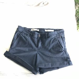Pilcro navy shorts