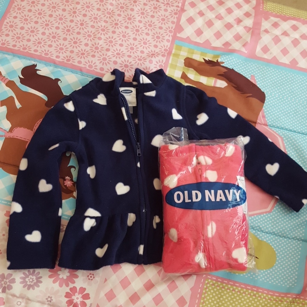 New Old Navy fleece jackets!