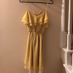 Yellow & Tan Dress