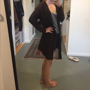 Cozy brown long sweater