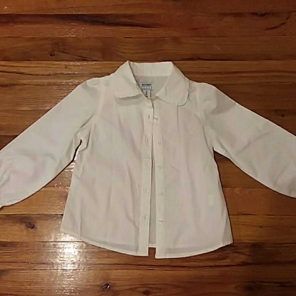 White Long Sleeved Blouse