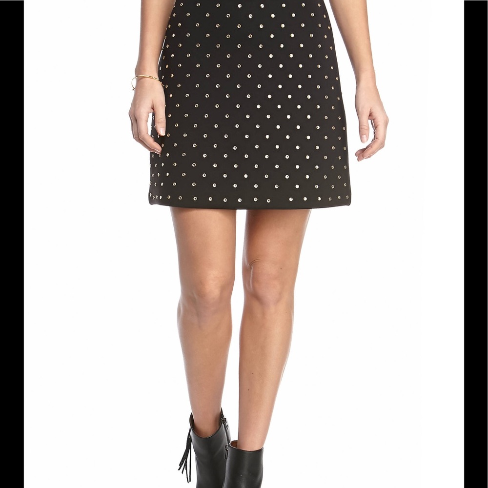 Reduced Diamond Drop Poly/Elastane Jersey Skirt