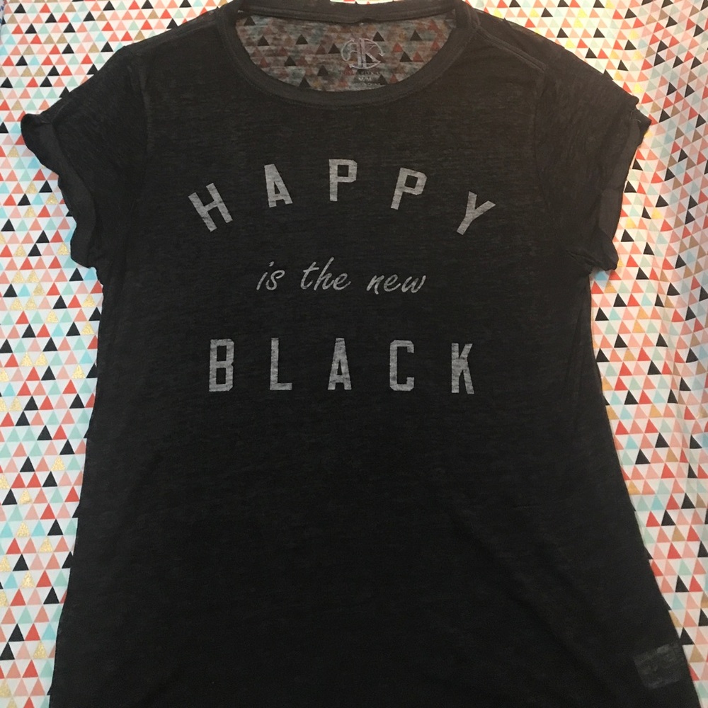 👚Happy is the new black Recycled Karma