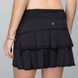 Lululemon Black Pacesetter Tall Skirt