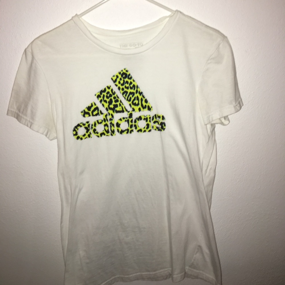 Chetah print adidas shirt
