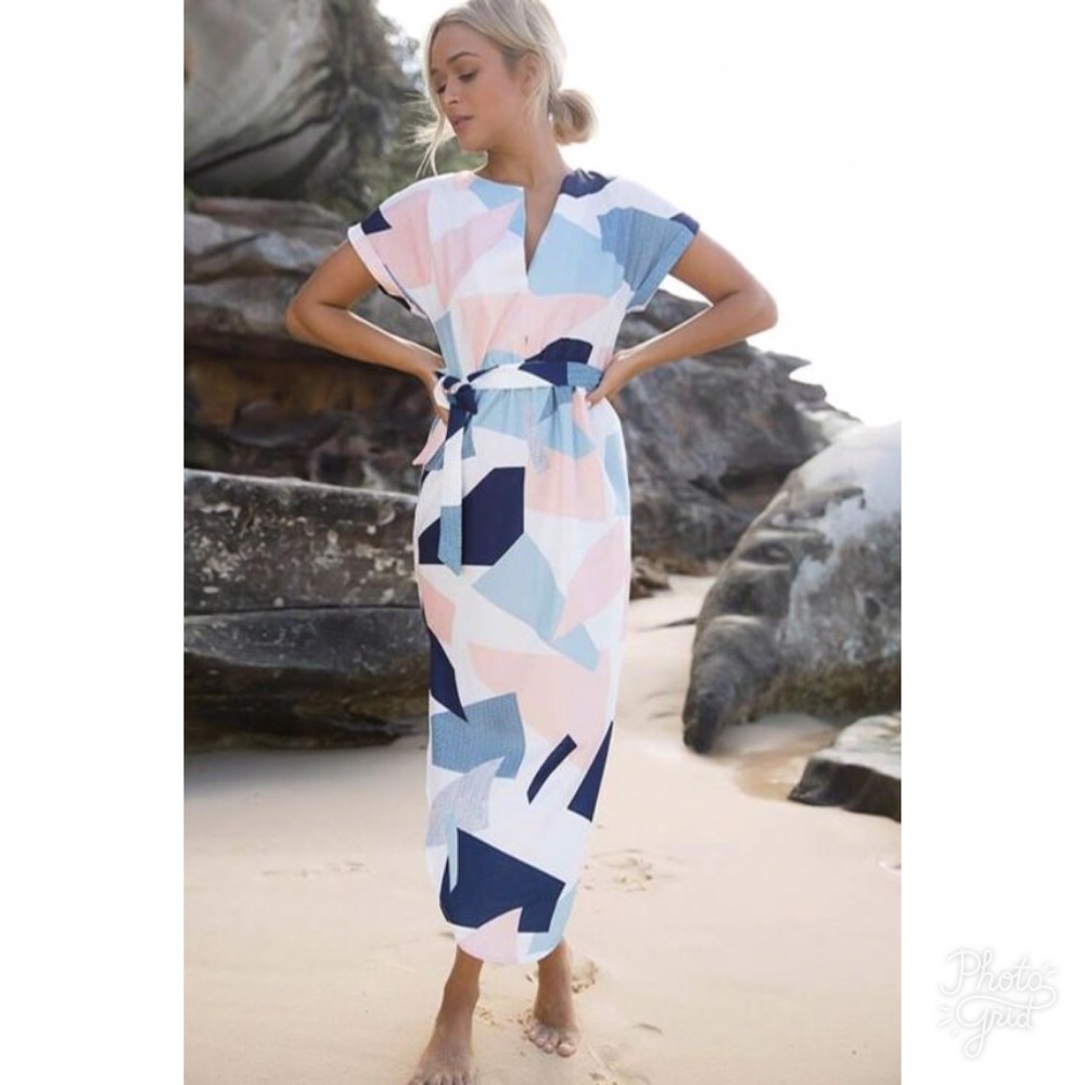 Women Geometric Print Dress