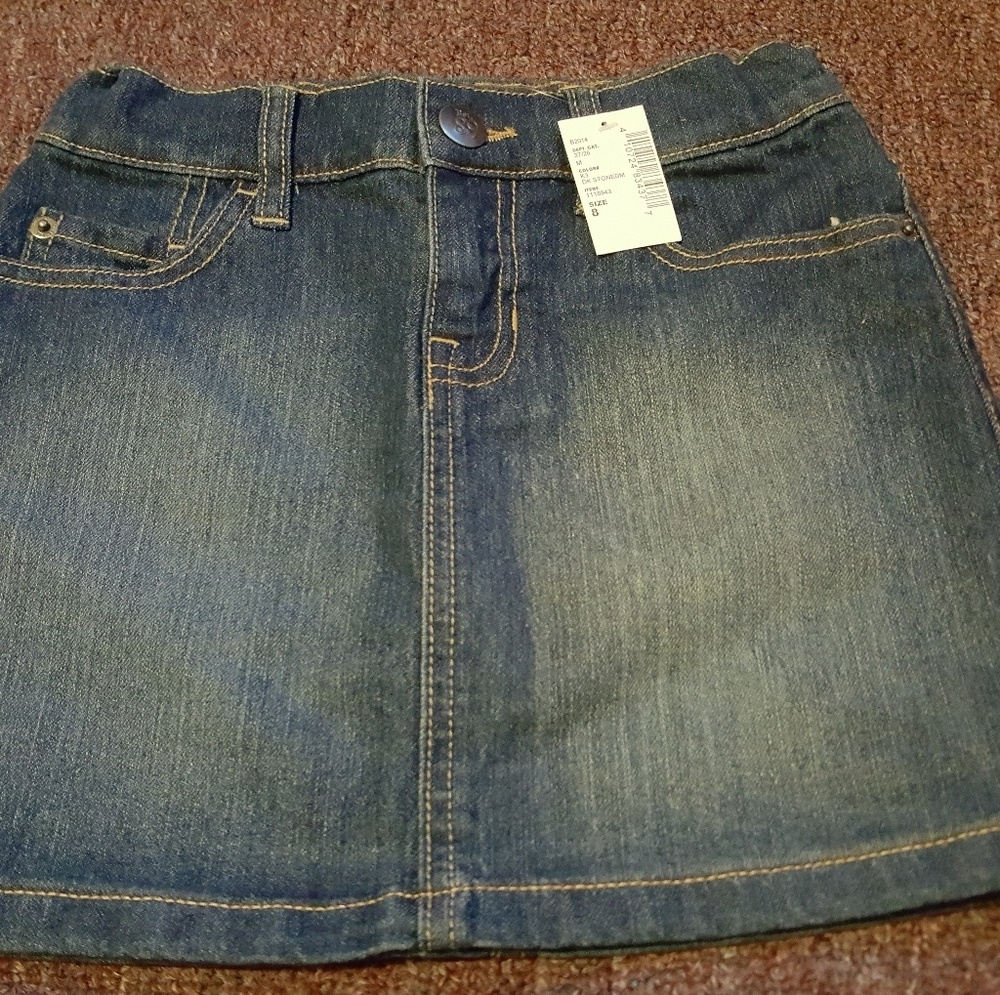 Girl's denim skirt