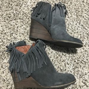 Lucky Brand Fringe Bootie