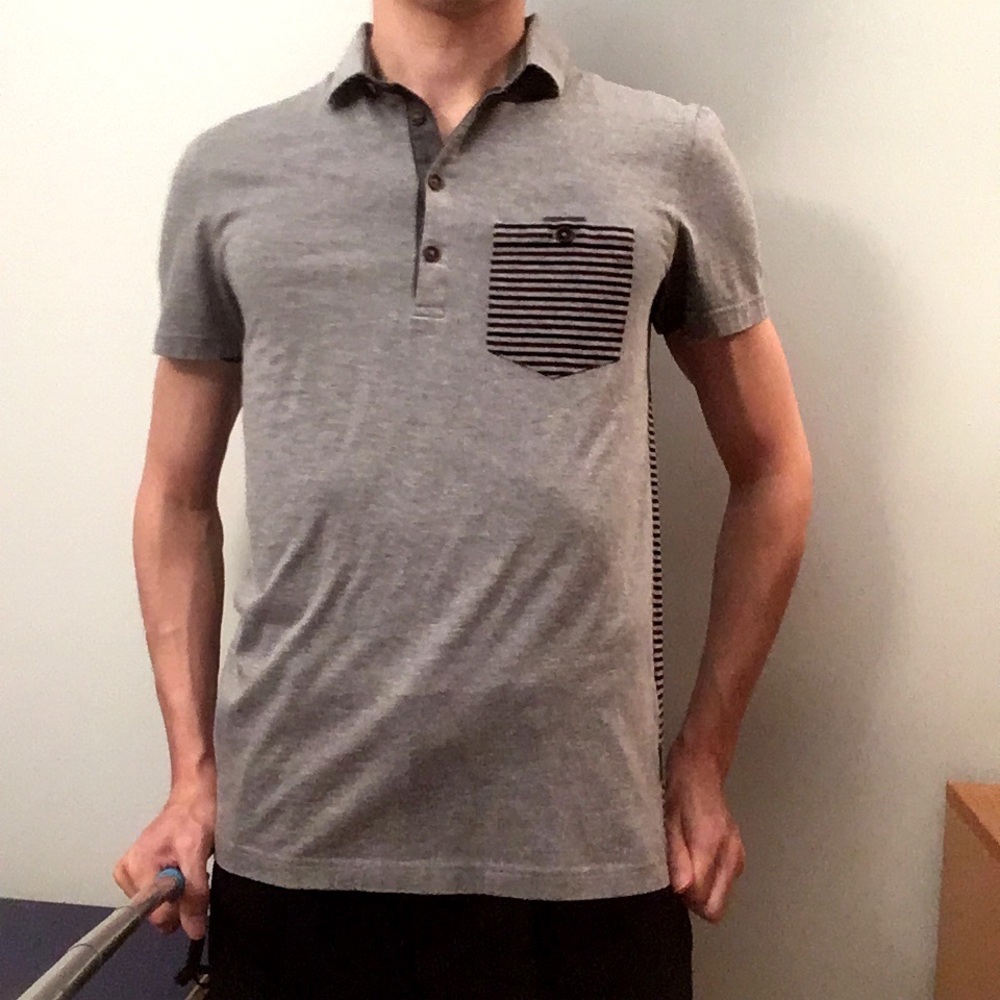 Ted Baker London Grey Polo