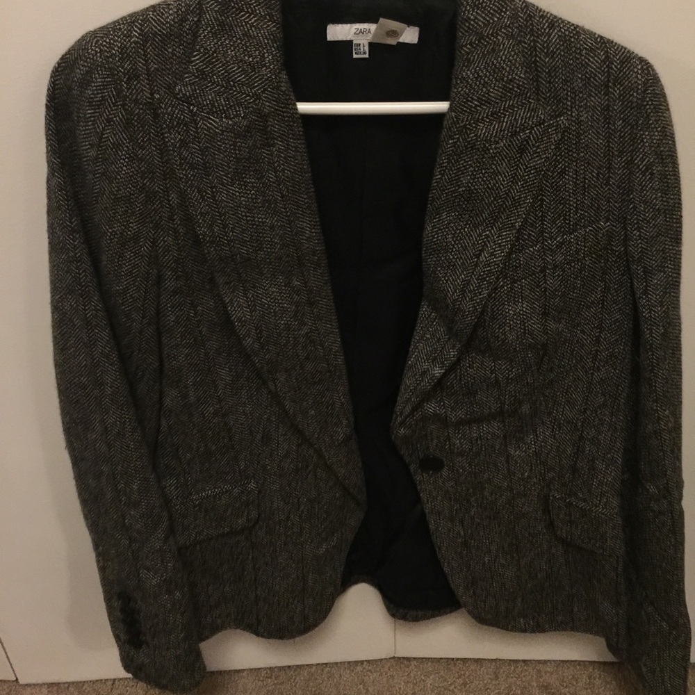 Zara tweed blazer