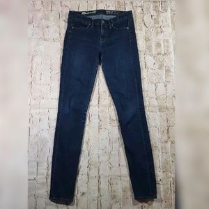 Madewell Skinny Skinny Dark Wash Jeans 26x32