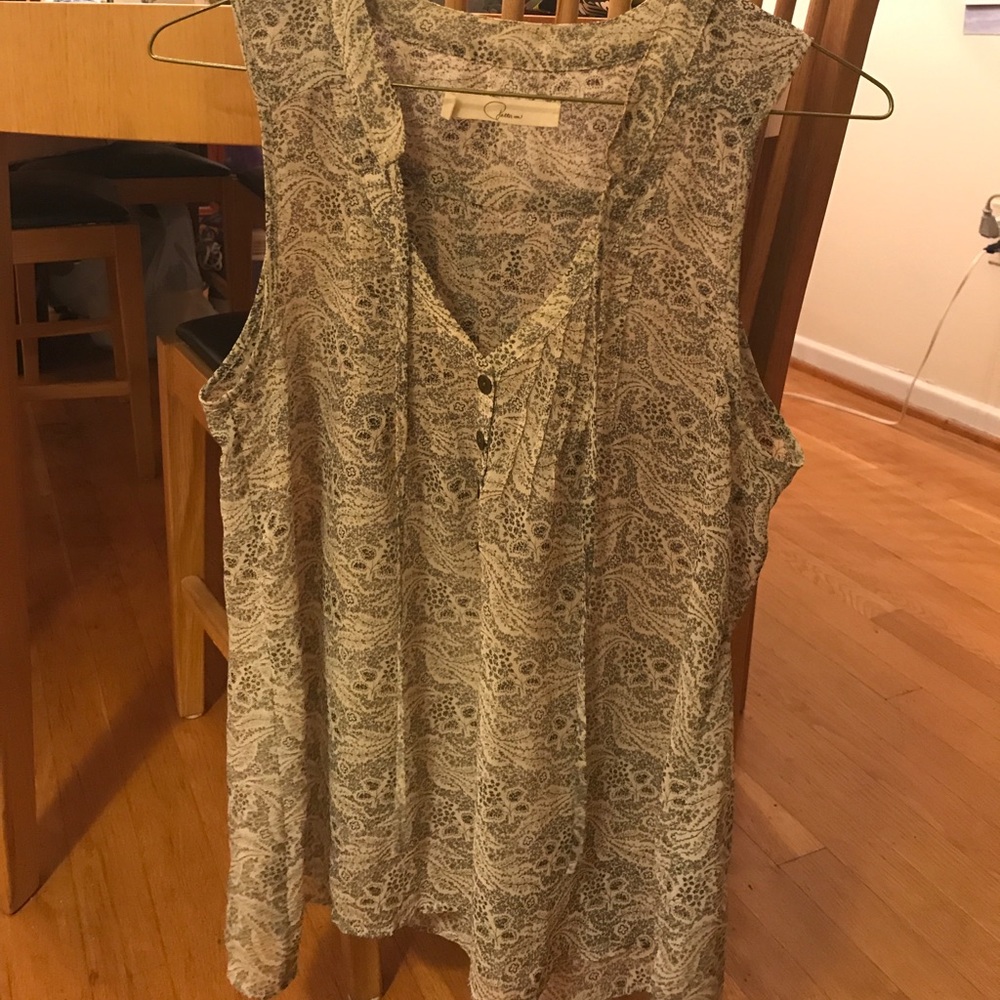 Bohemian style patterned top