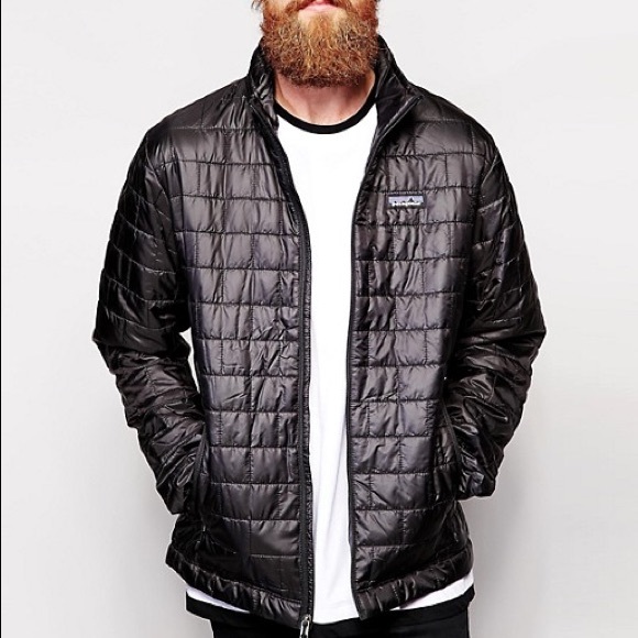 black nano puff jacket