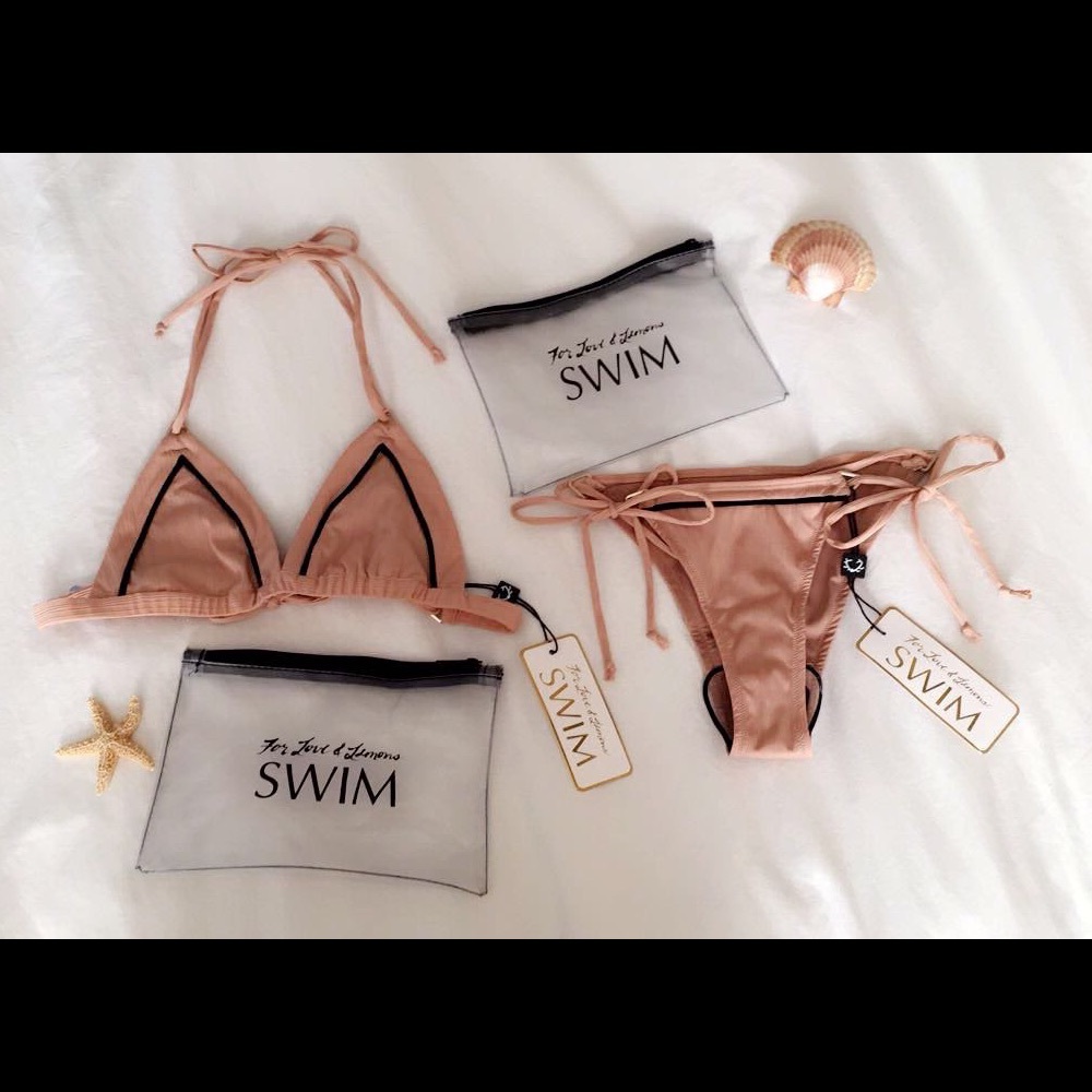 For Love and Lemons LaMer Little String Top/Bottom