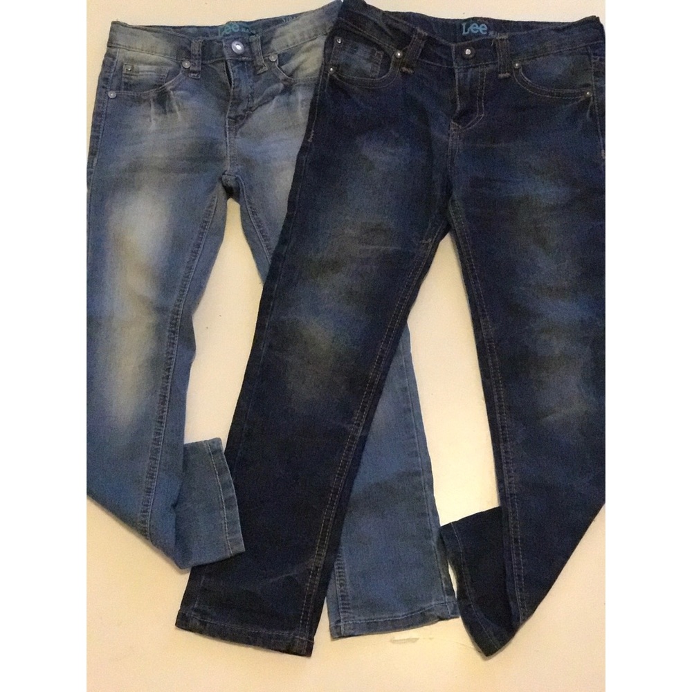 3 pair of Lee jeans