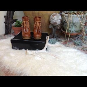 Platform Hiking Boots