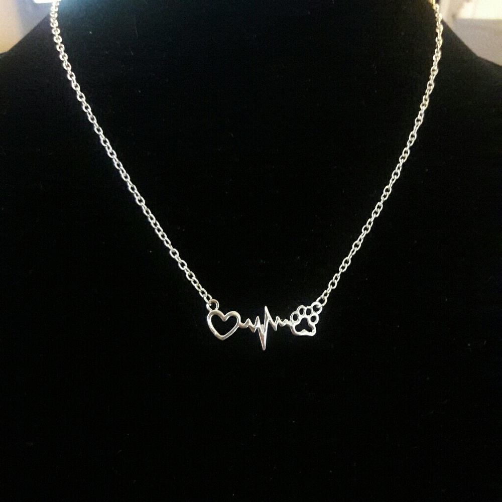 Dog heartbeat necklace
