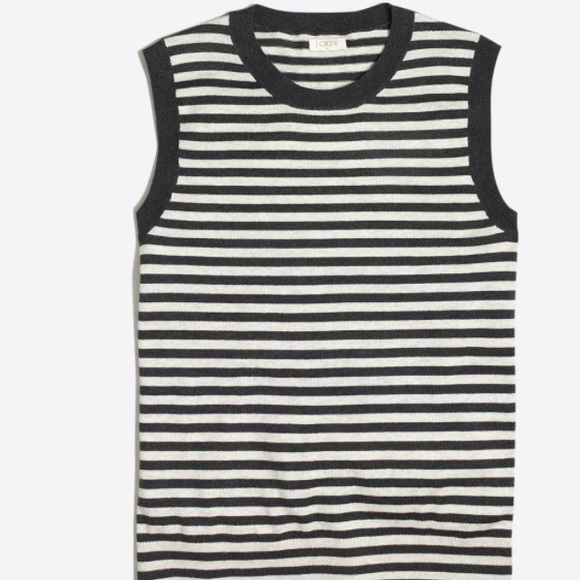 J. Crew Factory Sweaters - J. Crew Factory Striped Caryn Shell