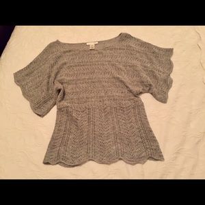 WHBM Gray Sweater Size Small