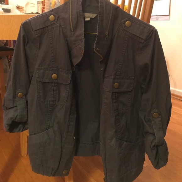 Navy cotton jacket - Picture 2 of 4