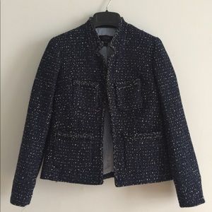 NWT J. Crew petite metallic tweed blazer