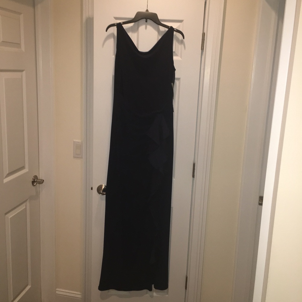Navy blue formal gown