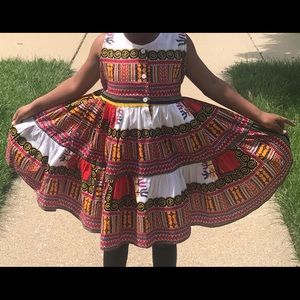 Girls Dashiki Dress
