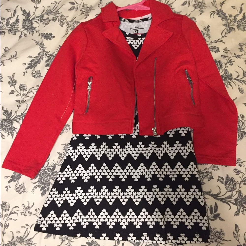 Toddler dress and jacket set
