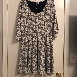 LC Lauren Conrad Collection Floral Dress