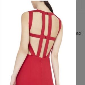 BCBG long red formal dress