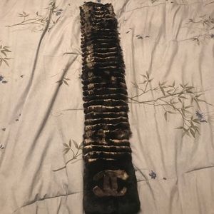 Chanel Orylag fur scarf