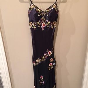 Cache Black Embroidered Dress