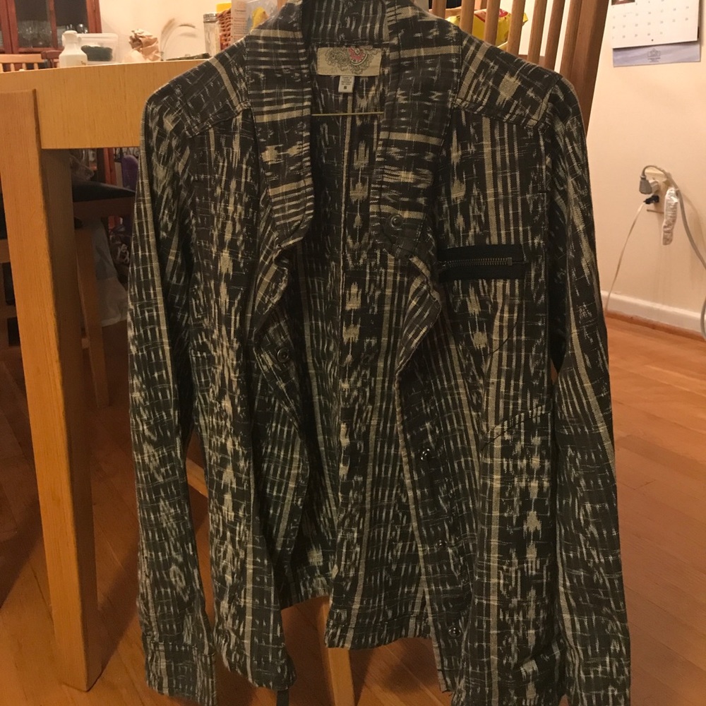 Urban outfitters abstract printed jacket