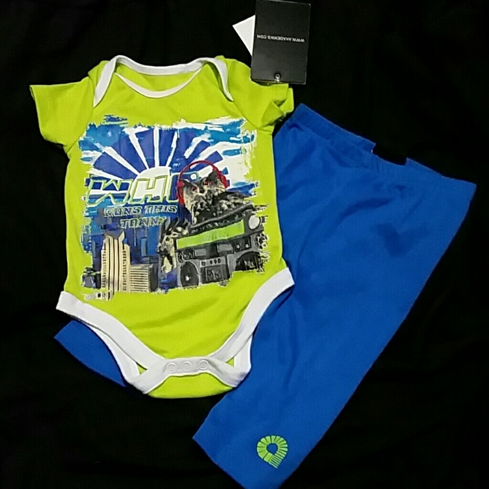 Nwt 3-6M cute baby's boy trendy outfit set