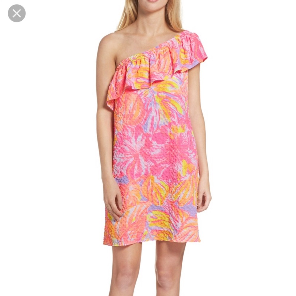 Emmeline one shoulder Lilly Pulitzer