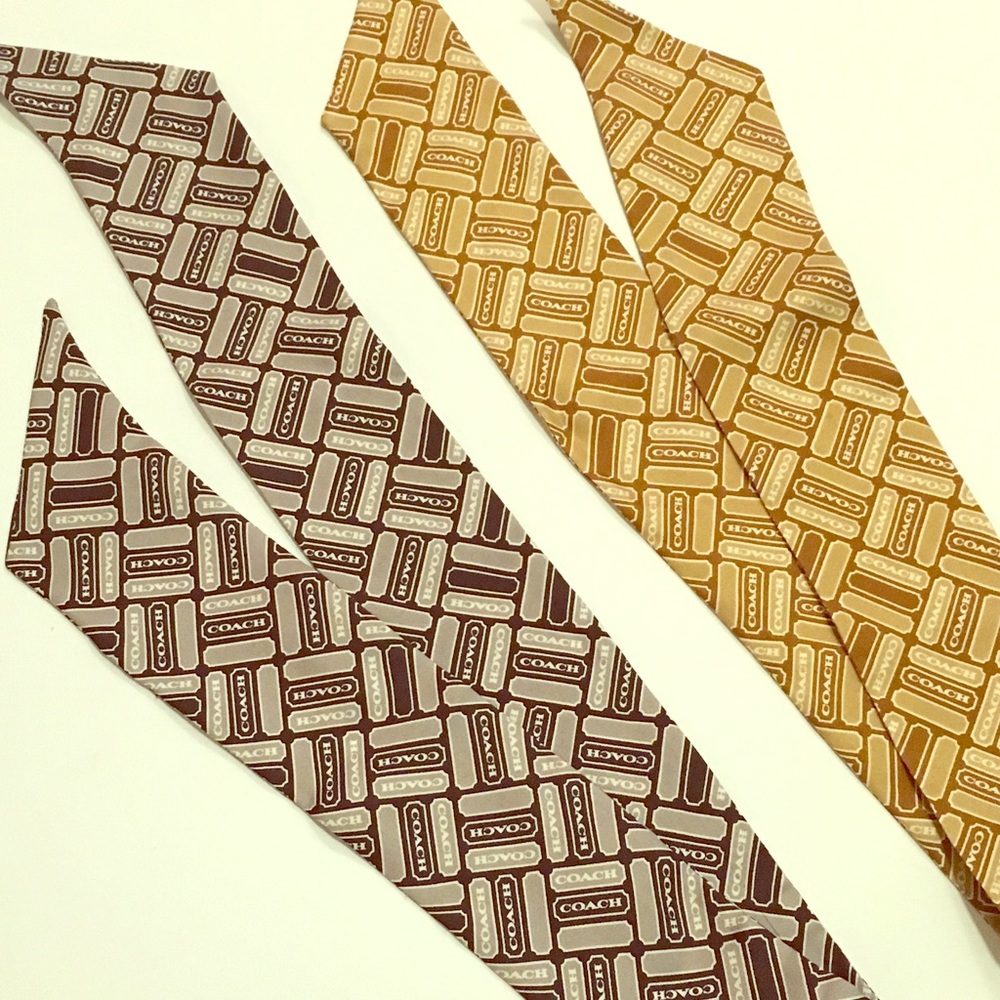 Coach mini scarves