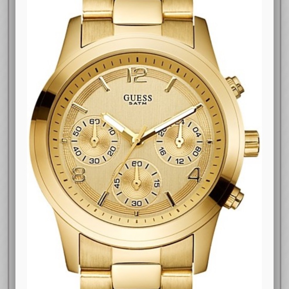 Womens Gold Guess Watch