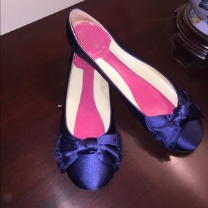 Kate Spade "Peggy" Navy Flats