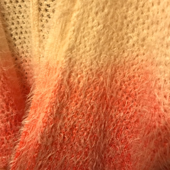 Romwe ombré fuzzy knit cardigan - Picture 3 of 4