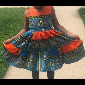 Girls Dashiki Dress