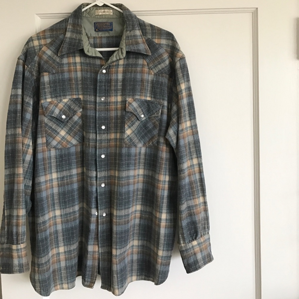 Vintage, wool Pendleton western shirt