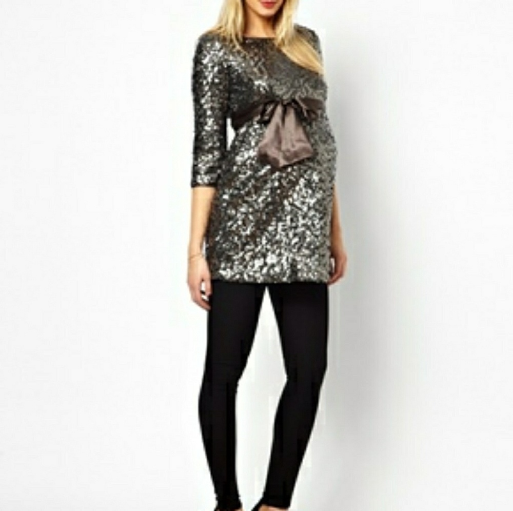 Sequin Maternity Tunic
