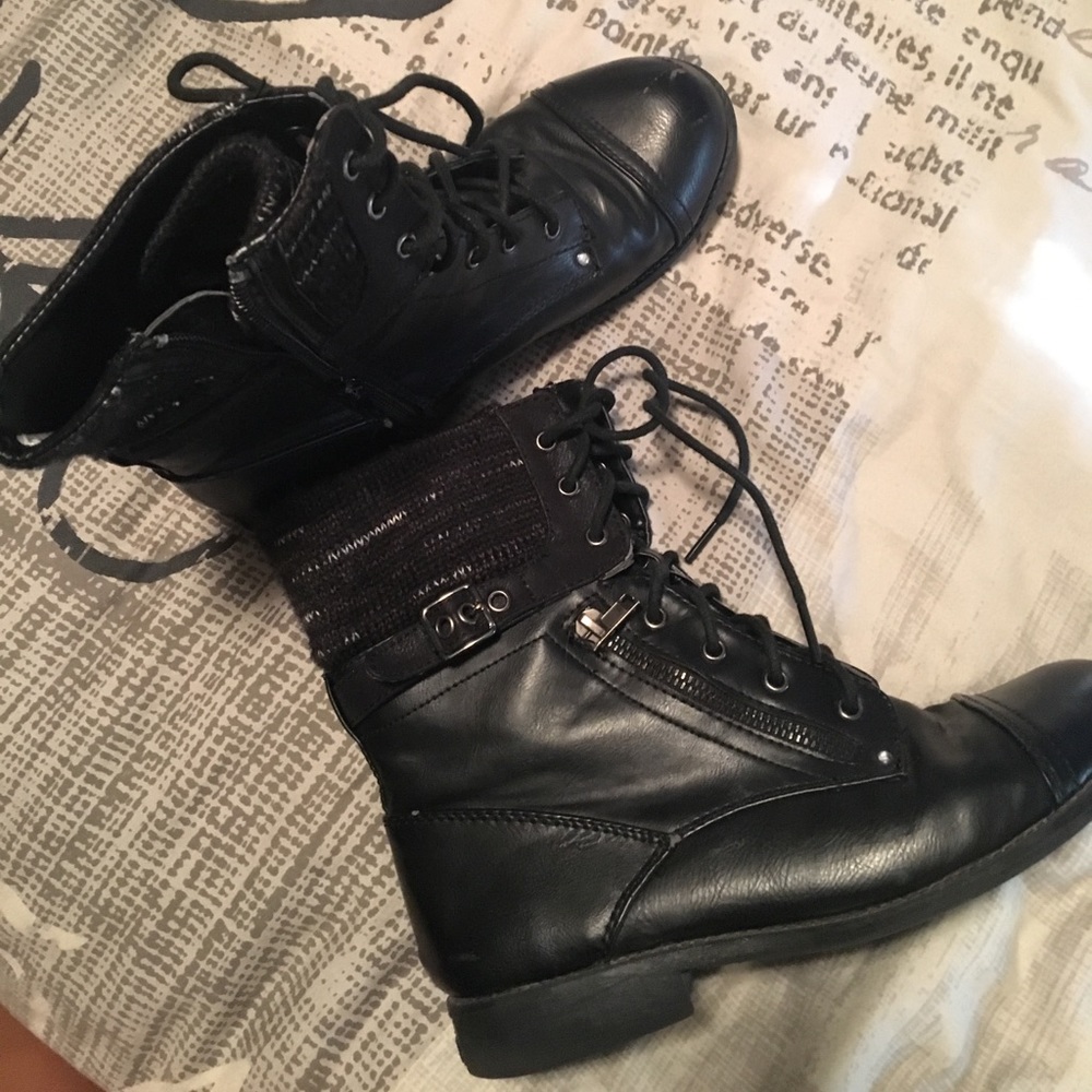 Black boots