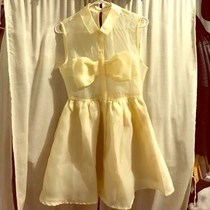 NWOT Rehab sheer dress