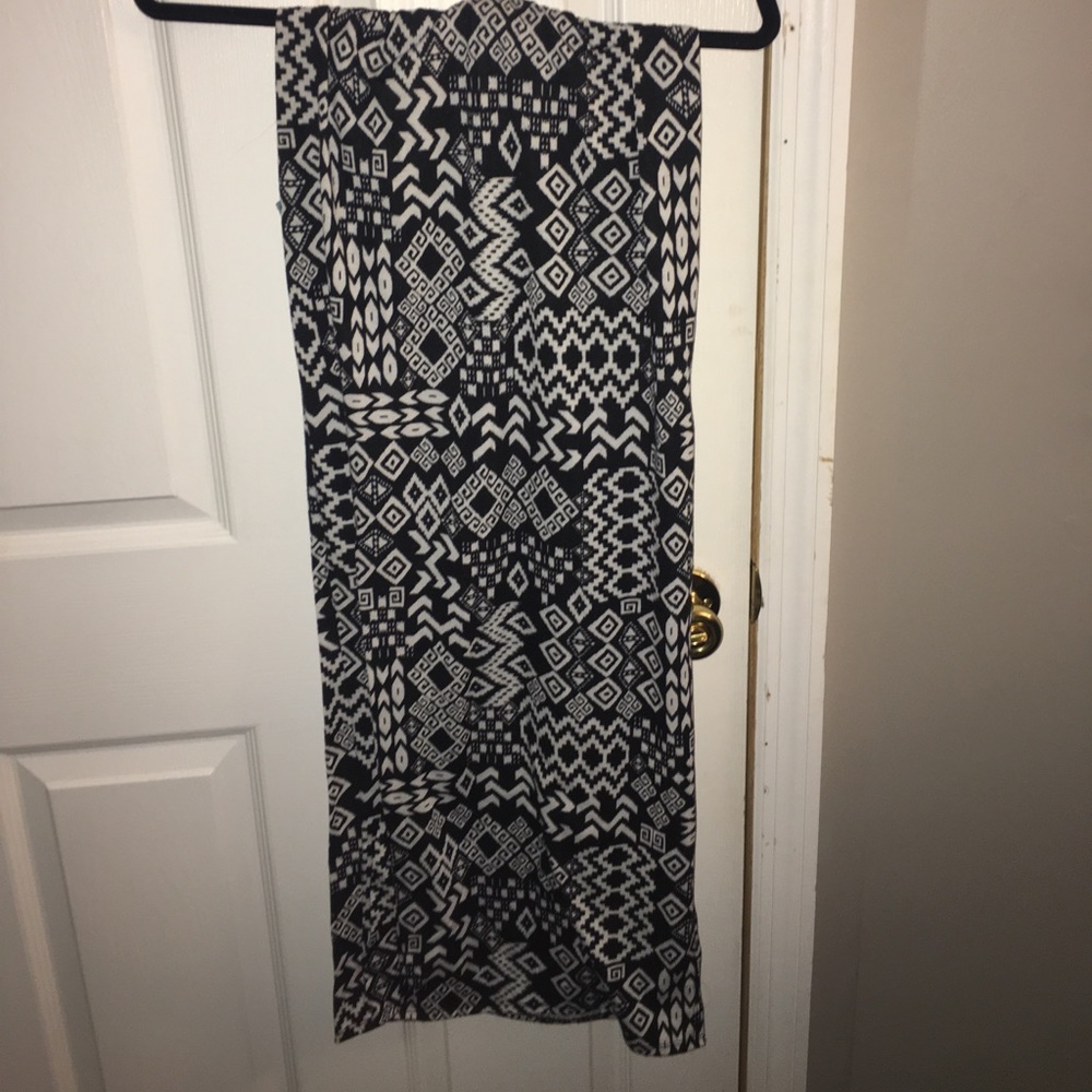 Black and white skirt