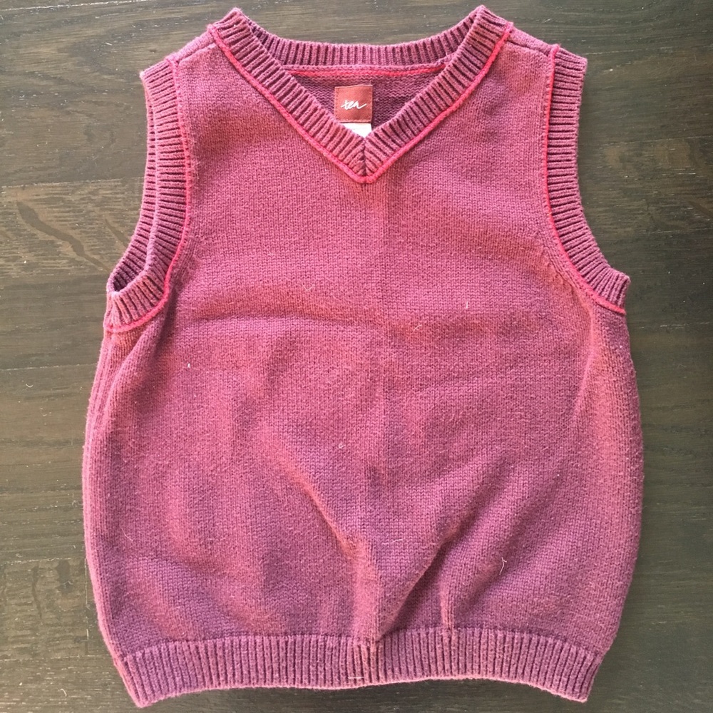 Maroon cotton vest