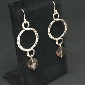 Silpada Smoky Quartz Earrings