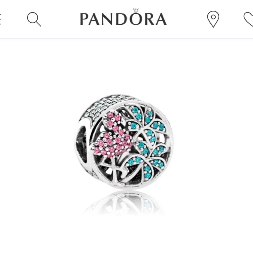 BNIB Pandora Flamingo Charm