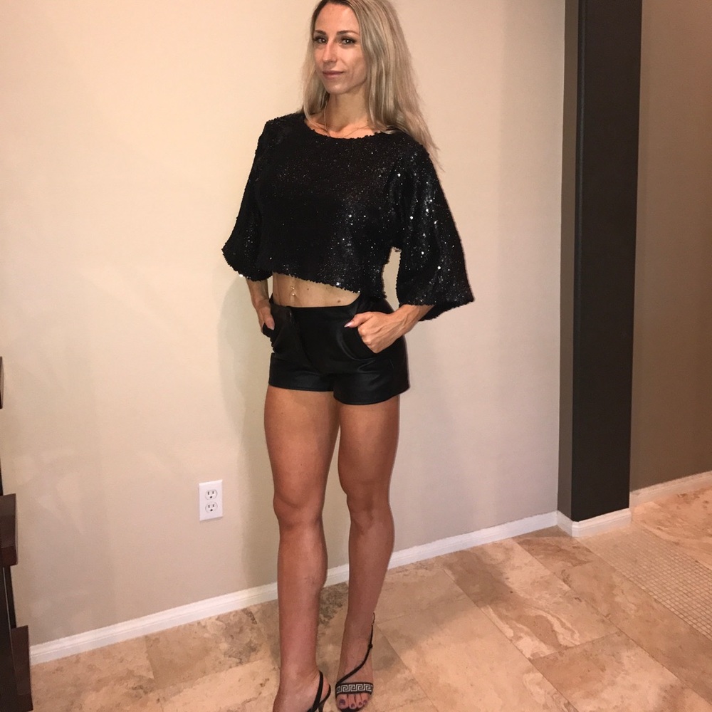 Windsor long sleeve sparkle top